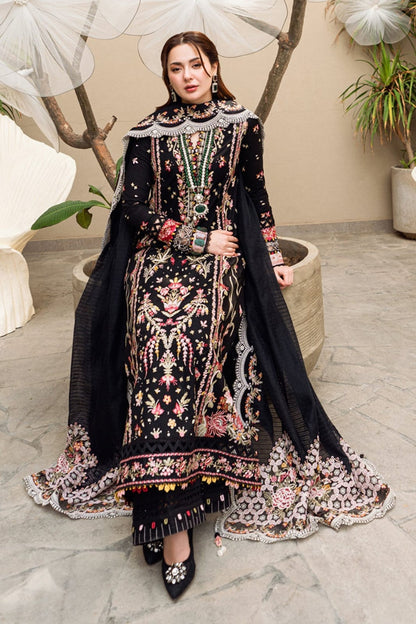 Qalamkar 3 pc embroidered Lawn