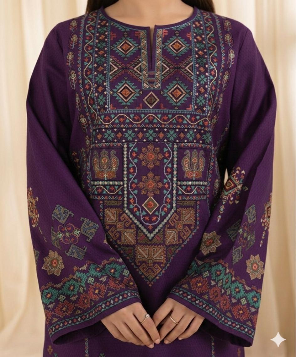 KYSERIA PURE LAWN 3PC EMBROIDERED