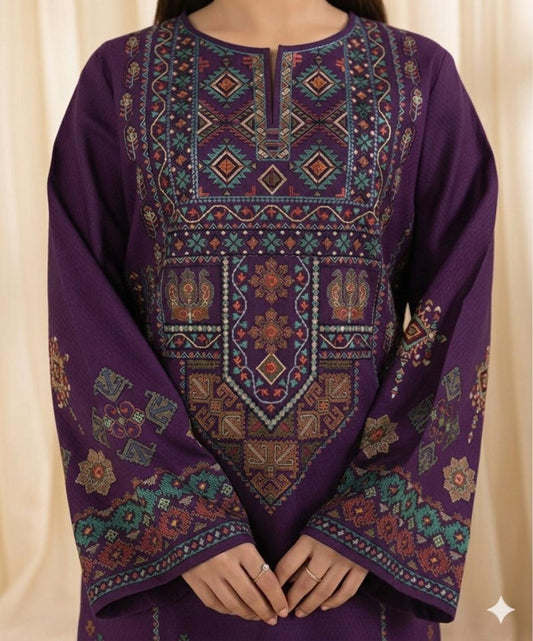 KYSERIA PURE LAWN 3PC EMBROIDERED