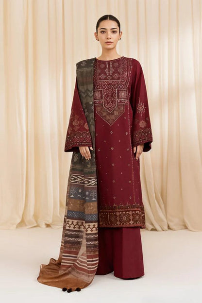 KYSERIA PURE LAWN 3PC EMBROIDERED