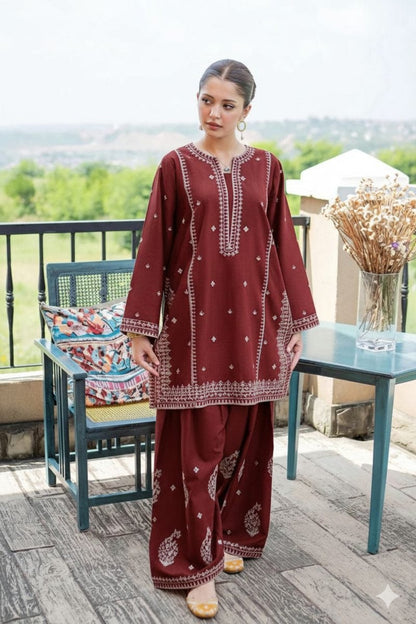 LAAM 2pc embroidered lawn - DE 1111