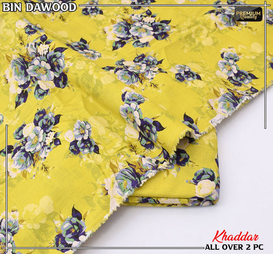 Bin Dawood Printed Khaddar 2PC Suit – Shirt & Trouser code:133