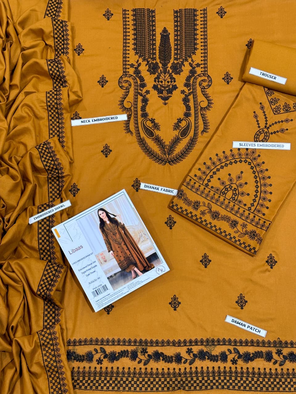 LIBAAS 🟨 CATEGORY : WINTER 3PC Embroidered